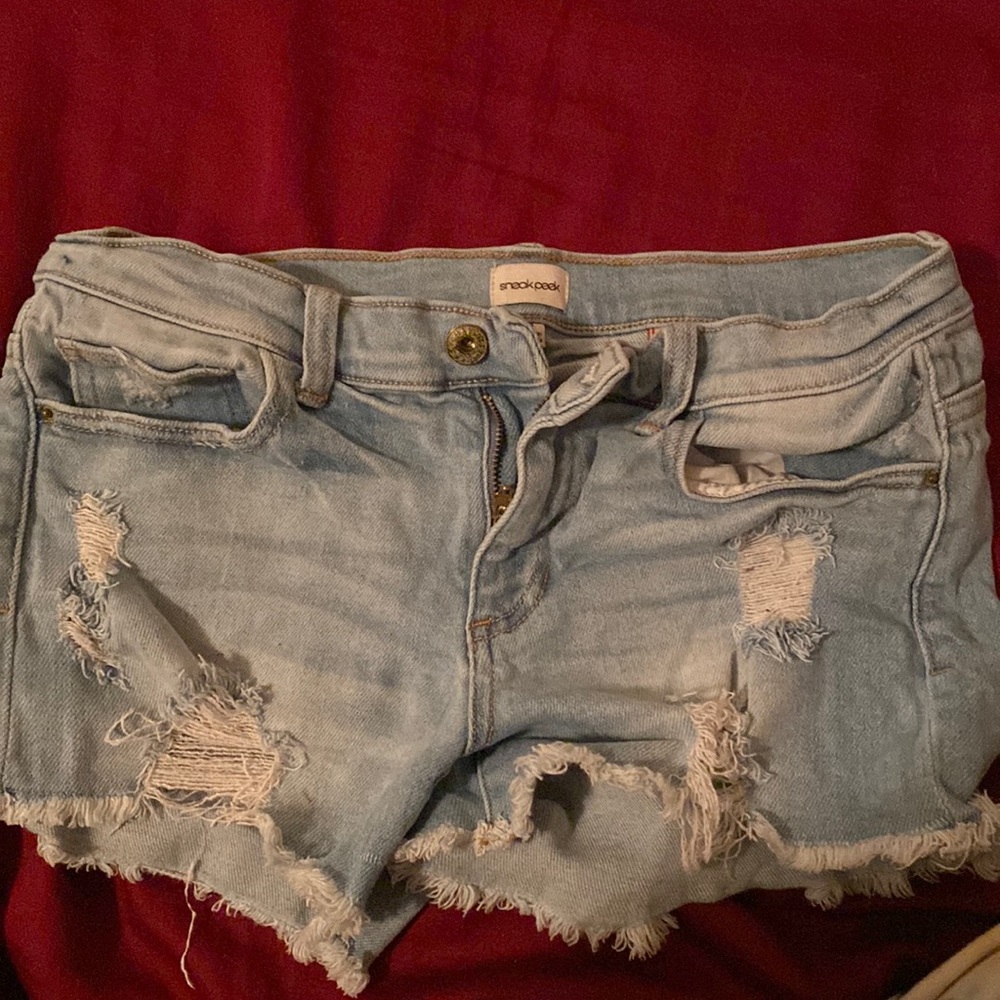 Light blue Jean Shorts